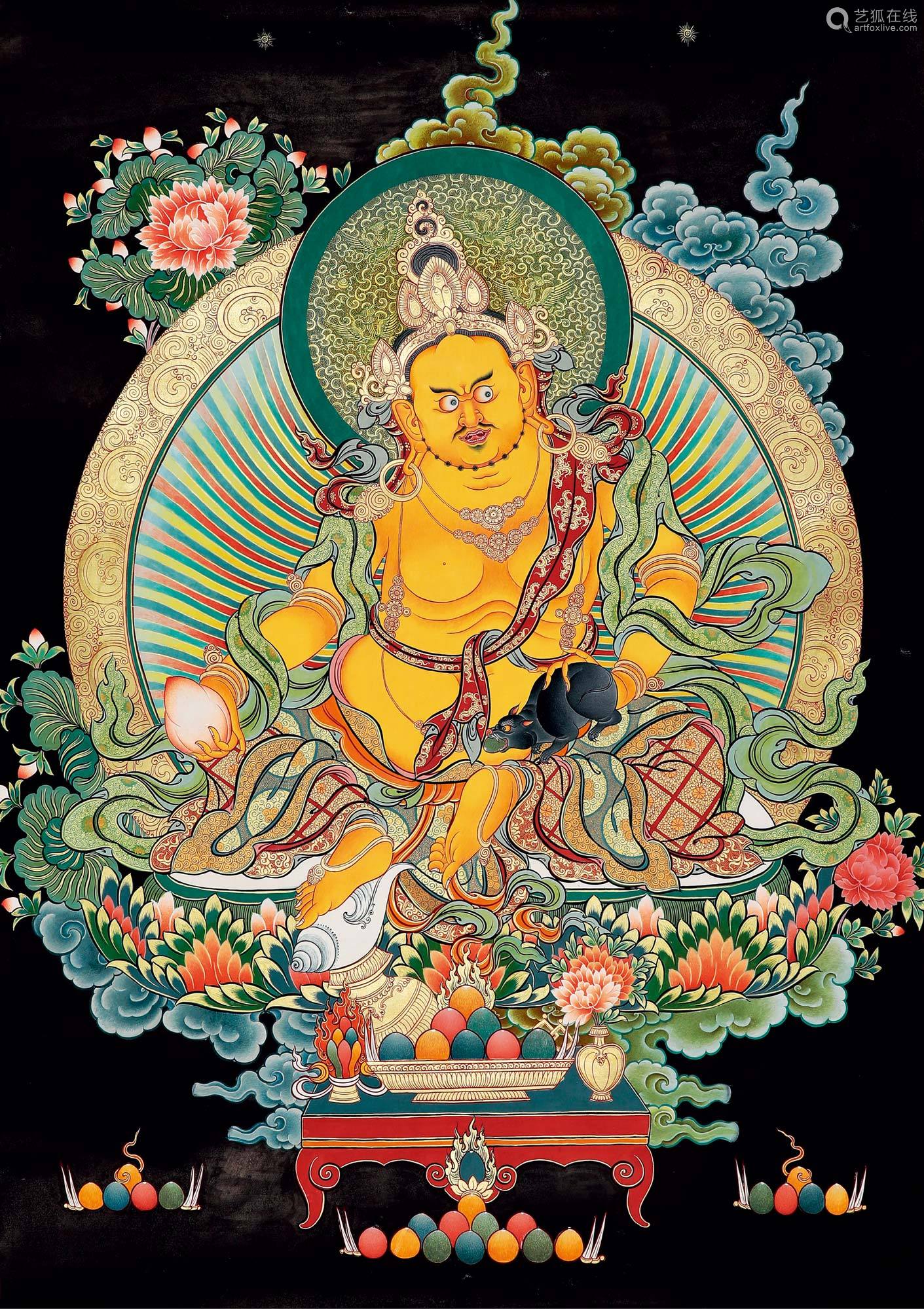 【黄财神】是诸财神之首,藏传各大教派奉持… - 堆糖，美图壁纸兴趣社区