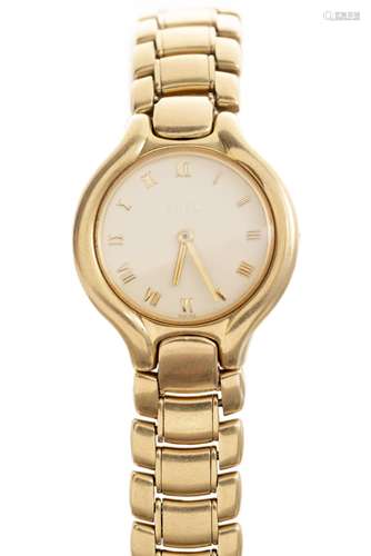 Montre-bracelet de dame Ebel Beluga avec boîte et bracelet en or jaune .750 n° [...]