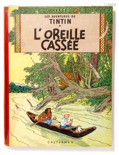 Ensemble de deux BD de Tintin anciennes comprenant : - Hergé, Les aventures de [...]