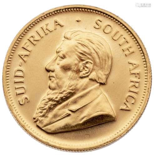 1 Krugerand de 1980 Fyngoud 10z fine gold South Africa Poids 34 g Condition: fleur [...]