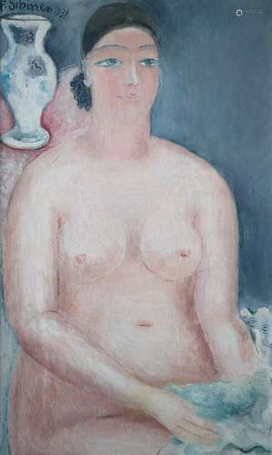 Femme nue au vase, 1931