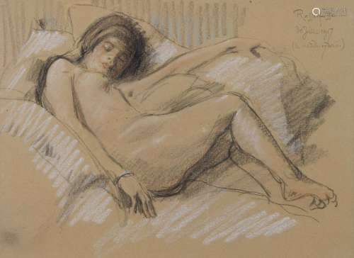 « Le modèle endormi », 1917