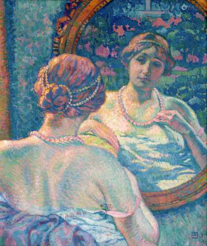 « Elégante au miroir », 1908