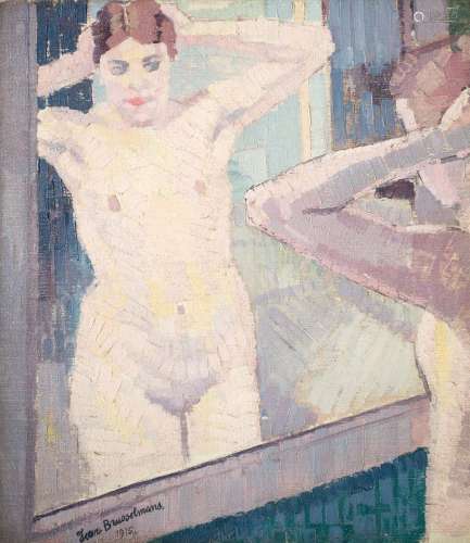 « L’Abbigliamento », Femme nue devant le miroir, 1915