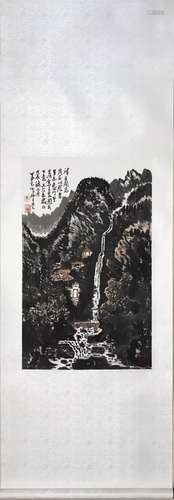 A CHINESE INK PAINTING, LI KERAN