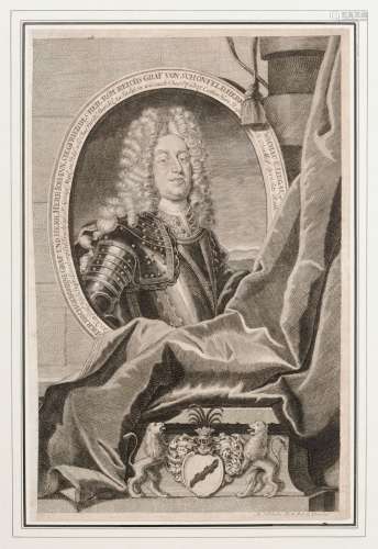 Moritz Bodenehr, 14 Bildnisse Saechsischen Adliger und Buerger. Ende 17. Jh. bis Mid 18th cent.