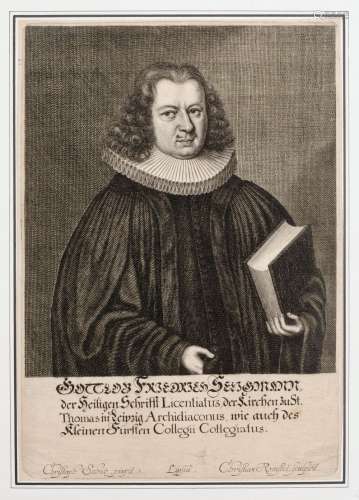 Christian Romstet, Elf Bildnisse Lutherischer Theologen. 2. H. 17. Jh. bis 1st quarter 18th cent.