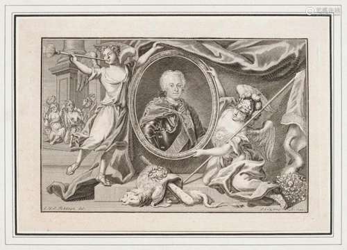 Johann Christoph Sysang, Bildnis von Heinrich Graf von Bruehl. 1738.