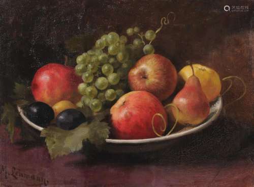 M. Lehmann, Stilleben mit Fruechten. Early 20th cent.