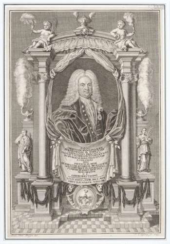 Johann Christoph Sysang, Sieben Bildnisse Saechsischer Adliger und Wuerdentraeger. Mid 18th cent.