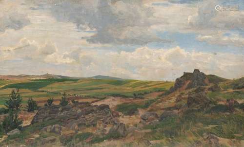 Unbekannter Maler, Riesengebirgslandschaft. Early 20th cent.