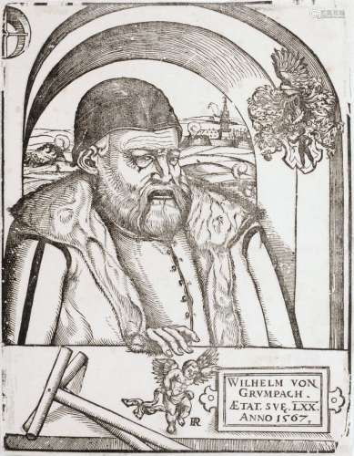 Monogrammist P.R.R. (evtl. Peter Gottlandt oder Paul Reffler), Bildnis von Wilhelm von Grumbach. 1567.