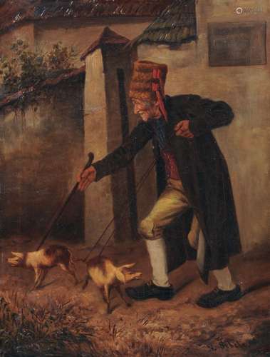 Vaclav Šebele, Der Schweinedieb. Late 19th cent.