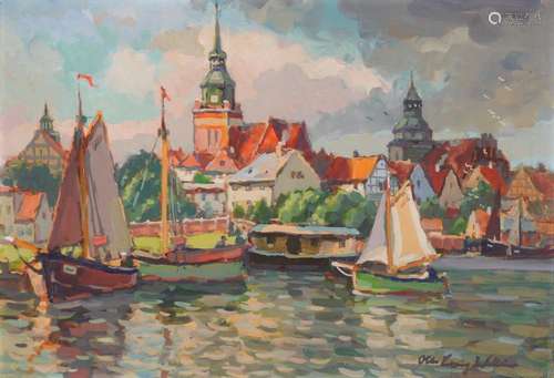 Otto Lang-Wollin, Boote vor Wollin. 1st half 20th cent.