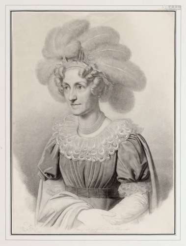 Carl Christian Vogel von Vogelstein, Drei Darstellungen von Maria Theresia, Koenigin von Sachsen. 1827.