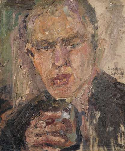 Sascha Specht (zugeschr.), Selbstbildnis (?). 1929.