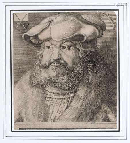 Albrecht Duerer (nach), Bildnis von Friedrich dem Weisen. 16./ 17th cent.