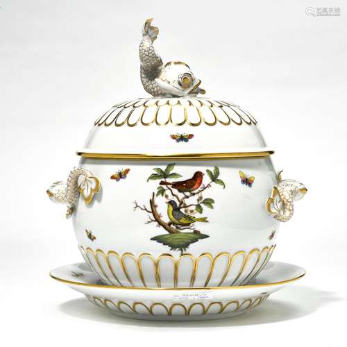 SOUP TUREEN AND TRAY 