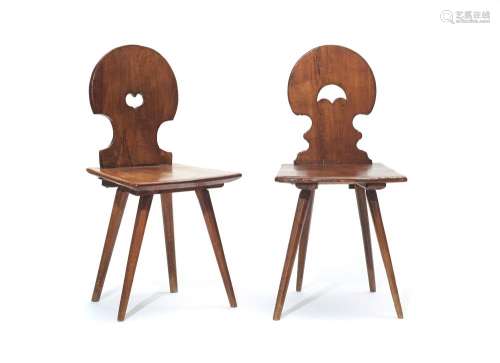 2 SIMILAR STABELLE CHAIRS,