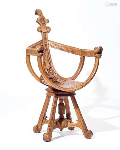 CARVED CHAIR,