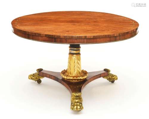 ROUND PARLOR TABLE,