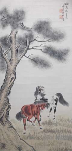 A CHINESE PAINTING ATTRIBUTED TO BO XIN (ATTRIBUTED TO, 1893-1966)