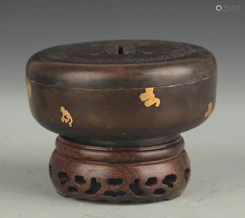 BRONZE SPRINKLE GOLD LONGEVITY PATTERN AROMATHERAPY