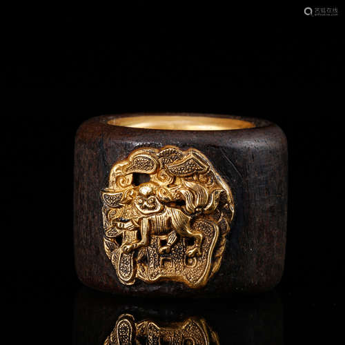 CHENXIANG WOOD THUMB RING