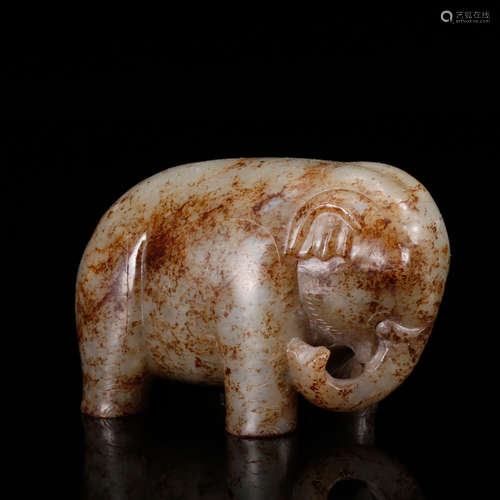 ARCHAIC JADE ELEPHANT