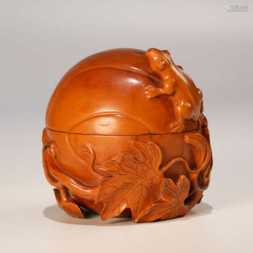 BOXWOOD PEACH COVER BOX