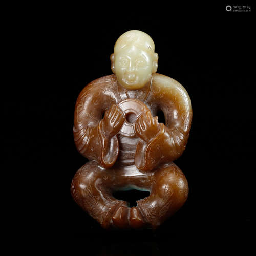 JADE CARVED FIGURINE