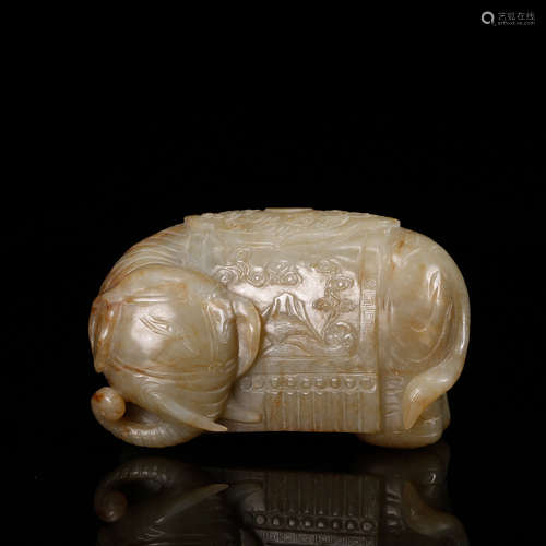 ARCHAIC JADE ELEPHANT