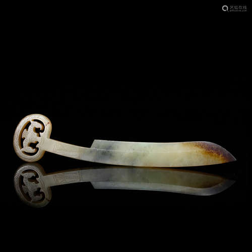 ARCHAIC JADE KNIFE