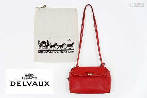 DELVAUX handtas in leder gemerkt Belgian Delvaux handbag - mark