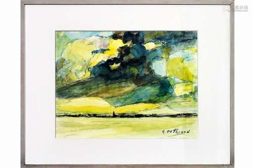 DE POSSON KAREL (1889 - 1960) aquarel : 