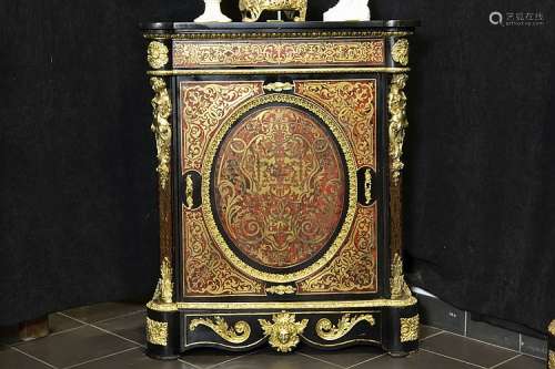 FRANKRIJK - ca 1850/70 barok Napoleon III-meubel in 'Boulle' (met ebbenho