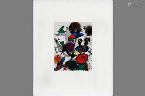 MIRO JUAN (1893 - 1983) kleurlitho : 