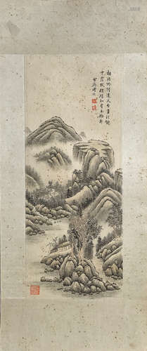 A PU JIN PAINTING 