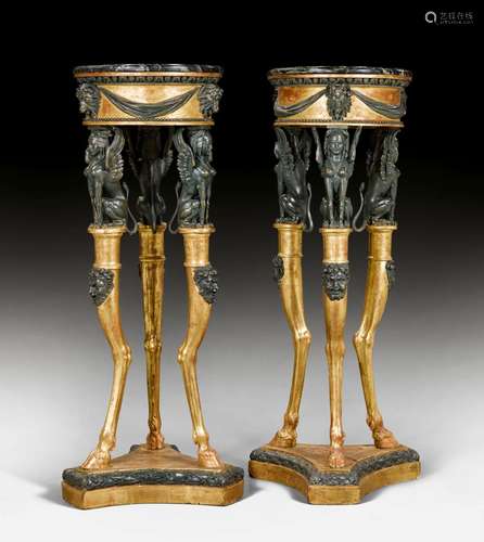 PAIR OF PORTE-TORCHERES 