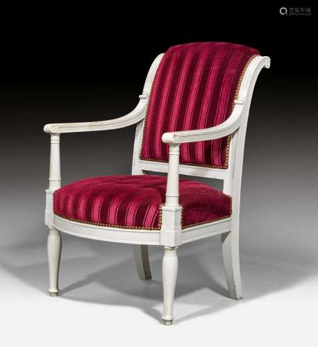 PAINTED FAUTEUIL,