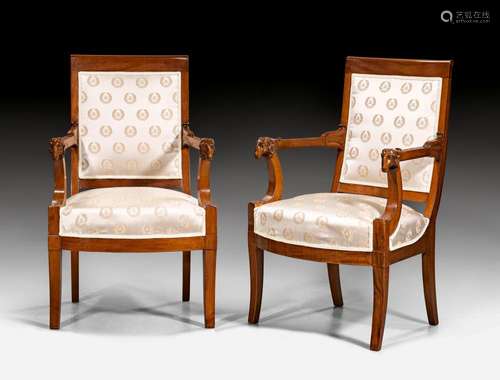 PAIR OF FAUTEUILS 