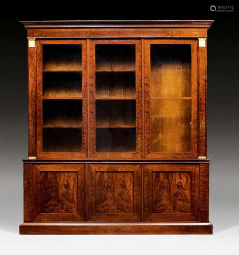 LARGE BOOKCASE ON CHEST,