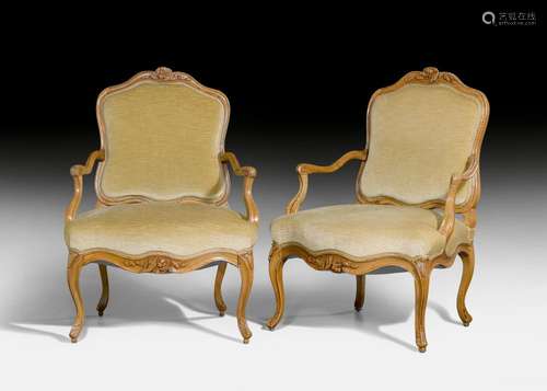 PAIR OF FAUTEUILS 