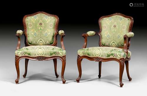 PAIR OF FAUTEUILS 