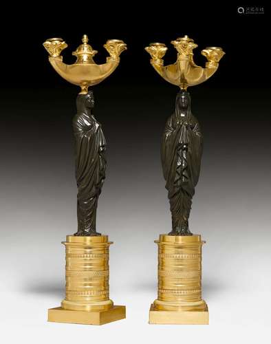 PAIR OF CANDELABRAS 