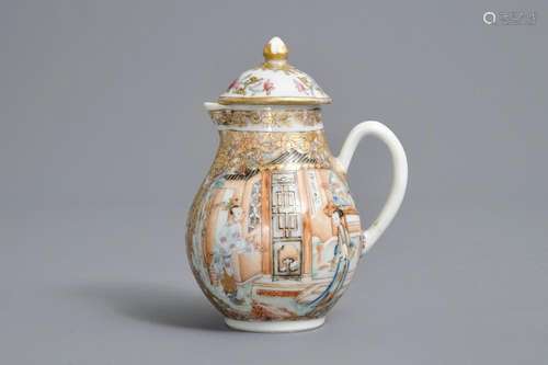 A fine Chinese famille rose milk jug, Yongzheng