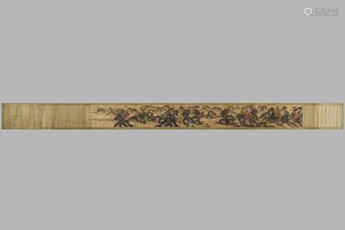 HUANG GONG WANG(1269-1354), LONG SCROLL PAINTING