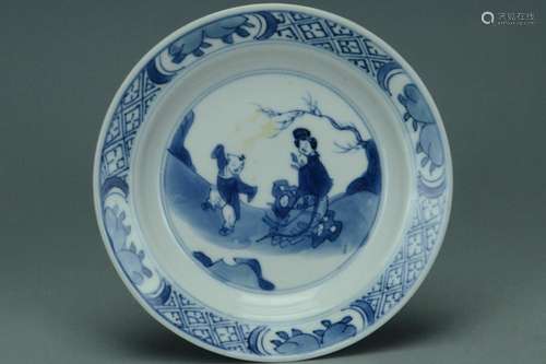 CHRISTIE'S QING DYNASTY DISH KANGXI PERIOD