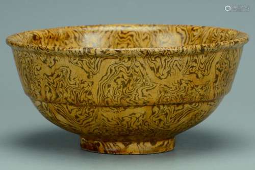 A SONG DYNASTY MARBLED BOWL