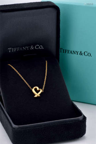 TIFFANY & CO. 18K 黃金項鍊 (附原裝盒)